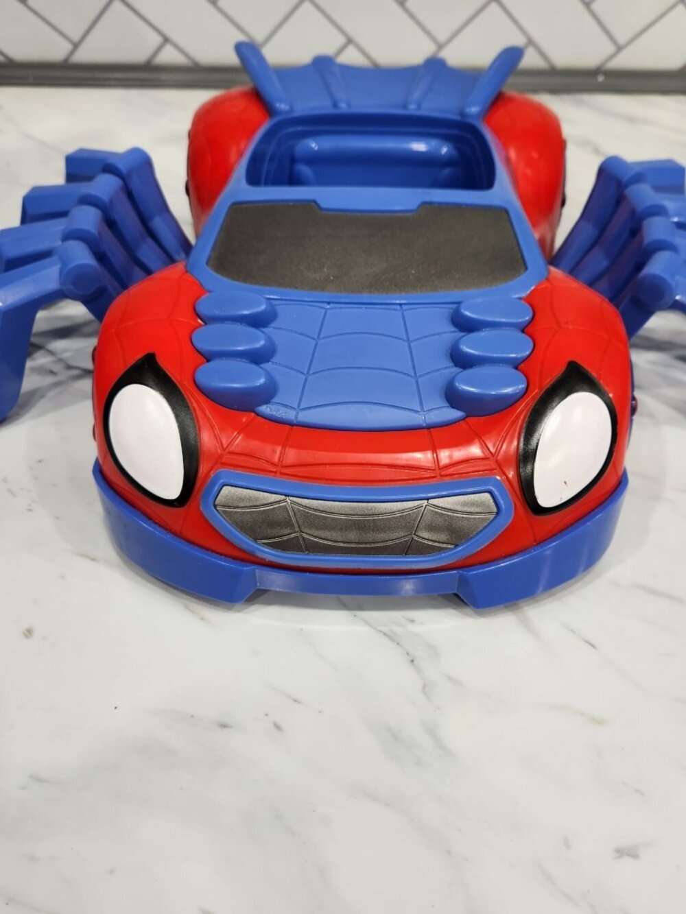 Marvel Spider-Man Super Hero Headquarters Playset w/ Vehicle Car Toy Bundle Lot